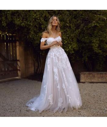 Robe de Mariée Princesse Col Bateau votre