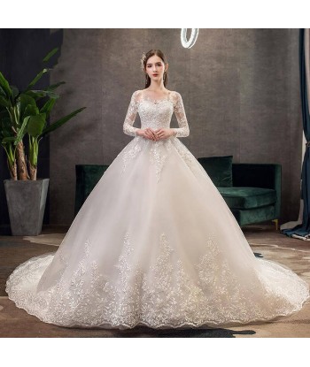 Robe de Mariée Princesse Longue pas chere