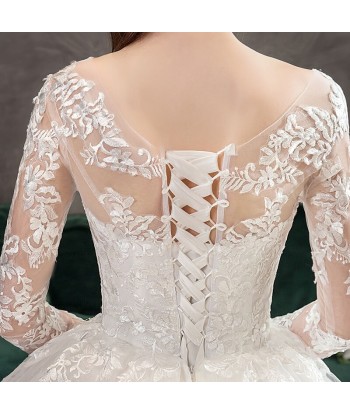 Robe de Mariée Princesse Longue pas chere