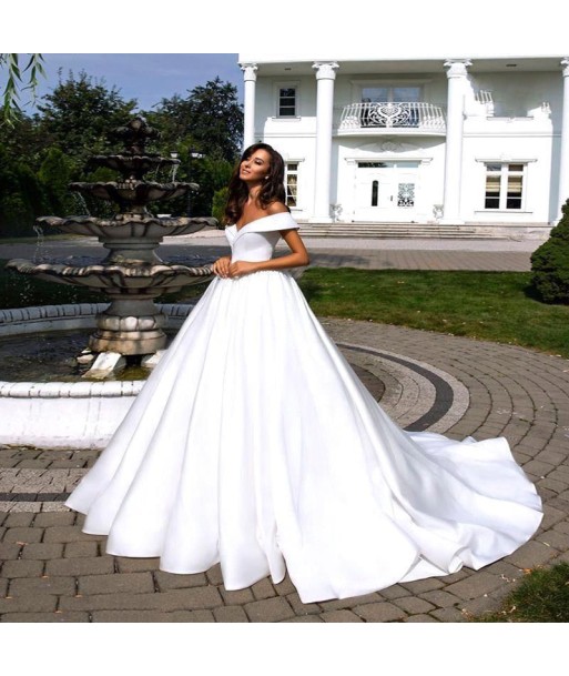 Robe de Mariée Princesse Satin Le MVP de beaucoup