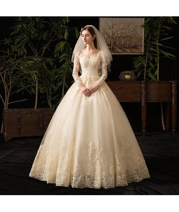 Robe de Mariée Princesse Champagne de technologie