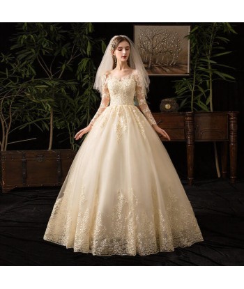 Robe de Mariée Princesse Champagne de technologie