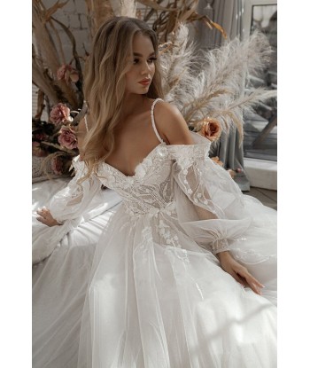 Robe de Mariée Bohème Princesse est présent 