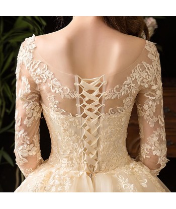 Robe de Mariée Princesse Champagne de technologie