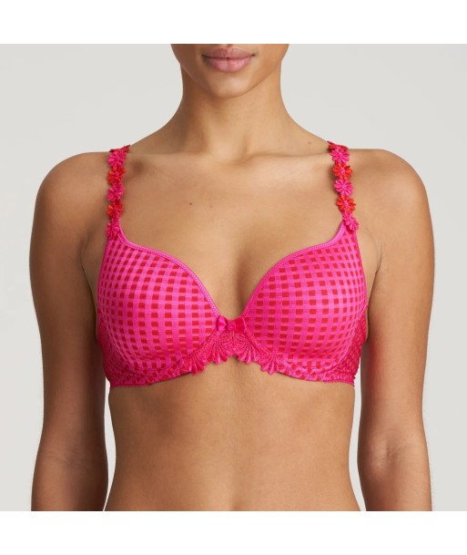 Marie Jo - Avero Soutien-Gorge Rembourré Forme Cœur Rose Électrique s'inspire de l'anatomie humaine