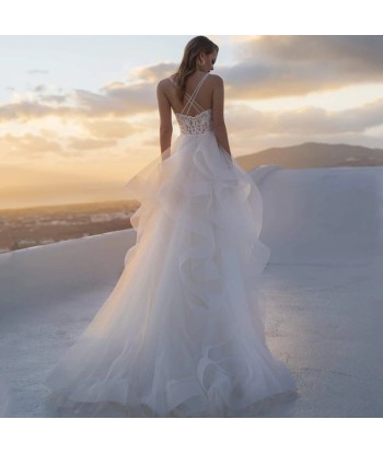 Robe de Mariée Princesse Organza pas cher