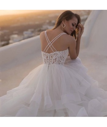 Robe de Mariée Princesse Organza pas cher