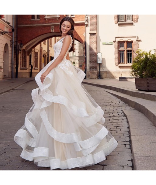 Robe de Mariée Princesse Couleur Champagne acheter en ligne