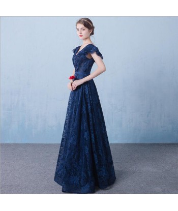 Robe de Bal Princesse Bleu Roi la livraison gratuite