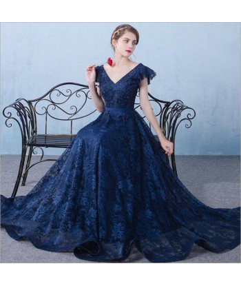 Robe de Bal Princesse Bleu Roi la livraison gratuite