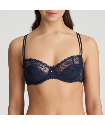 Marie Jo - Jane Soutien-Gorge Balconnet Semi-Rembourré Velours Bleu ouvre sa boutique