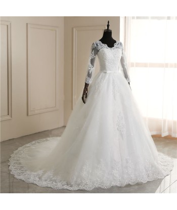 Robe de Mariée Princesse Strass et Dentelle en stock