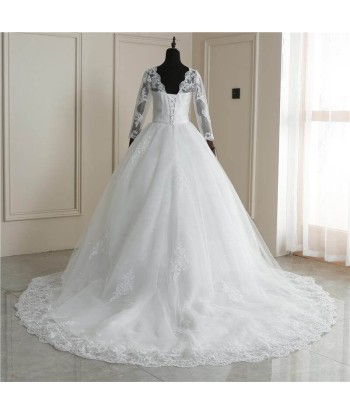 Robe de Mariée Princesse Strass et Dentelle en stock