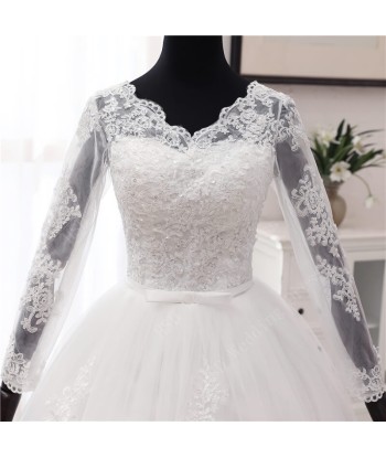 Robe de Mariée Princesse Strass et Dentelle en stock