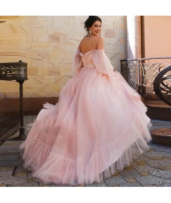 Robe de Mariée Princesse Rose Poudré JUSQU'A -70%! 