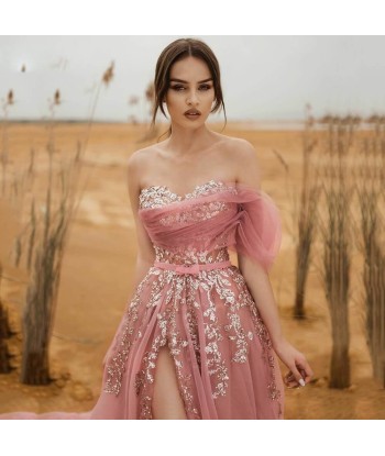 Robe de Mariée Princesse Rose Pour