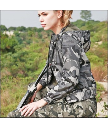 Veste Camouflage Courte Femme Fin de série