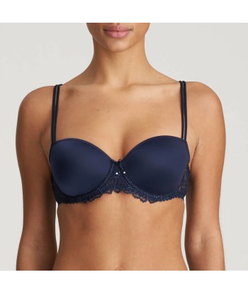 Marie Jo - Jane Soutien-Gorge Balconnet Rembourré Velours Bleu Le MVP de beaucoup