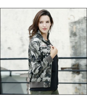 Veste Camouflage Imprimé Militaire Femme pas cher