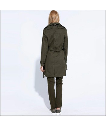 Veste Militaire Trench Femme de pas cher