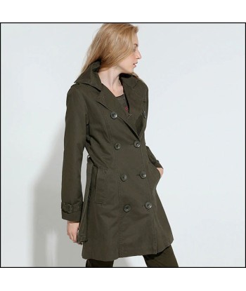 Veste Militaire Trench Femme de pas cher