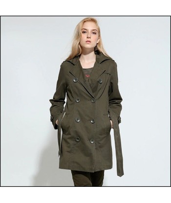 Veste Militaire Trench Femme de pas cher