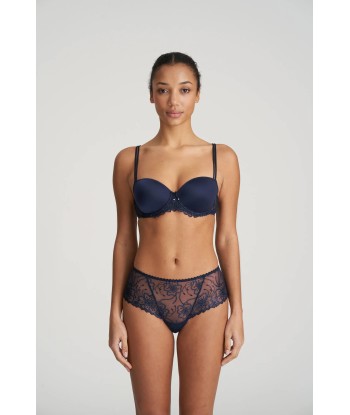 Marie Jo - Jane Soutien-Gorge Balconnet Rembourré Velours Bleu Le MVP de beaucoup