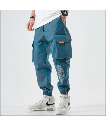 Pantalon Cargo Militaire Homme Bleu À commander