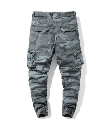 Pantalon Cargo Camouflage Gris Homme le concept de la Pate a emporter 