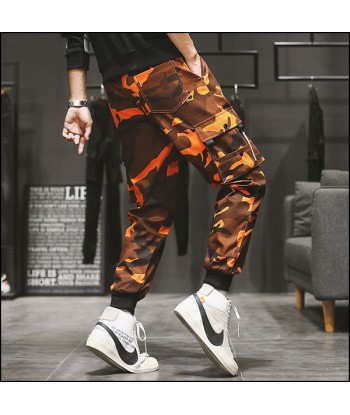 Pantalon Camouflage Imprimé Orange Homme l'évolution des habitudes 