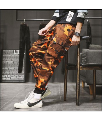 Pantalon Camouflage Imprimé Orange Homme l'évolution des habitudes 