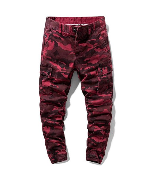 Pantalon Camouflage Rouge Homme JUSQU'A -70%! 