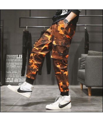 Pantalon Camouflage Imprimé Orange Homme l'évolution des habitudes 