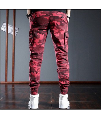 Pantalon Camouflage Rouge Homme JUSQU'A -70%! 