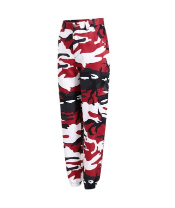 Pantalon Camouflage Rouge Femme prix pour 