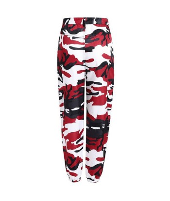 Pantalon Camouflage Rouge Femme prix pour 