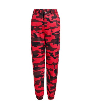 Pantalon Militaire Rouge Femme la chaussure