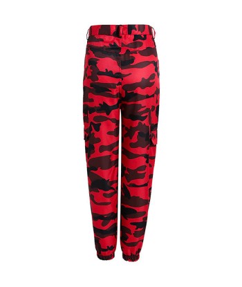 Pantalon Militaire Rouge Femme la chaussure