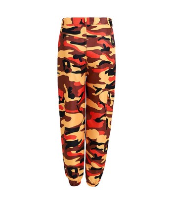 Pantalon Camouflage Femme Orange plus qu'un jeu 