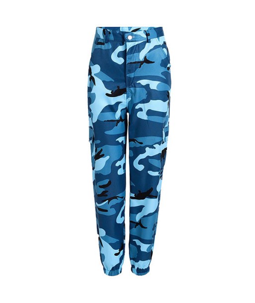 Pantalon Camouflage Bleu Femme vente chaude votre 