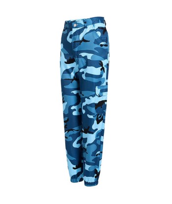 Pantalon Camouflage Bleu Femme vente chaude votre 