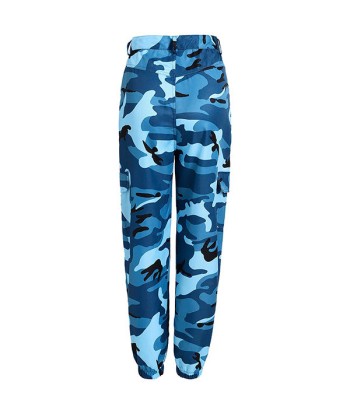 Pantalon Camouflage Bleu Femme vente chaude votre 