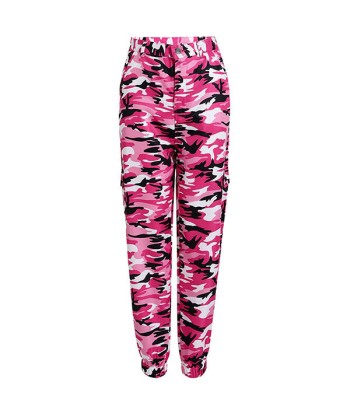 Pantalon Camouflage Rose Femme français