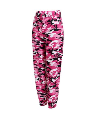 Pantalon Camouflage Rose Femme français