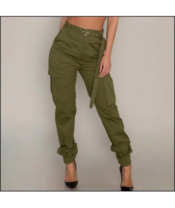 Pantalon Militaire Vert Femme JUSQU'A -70%! 