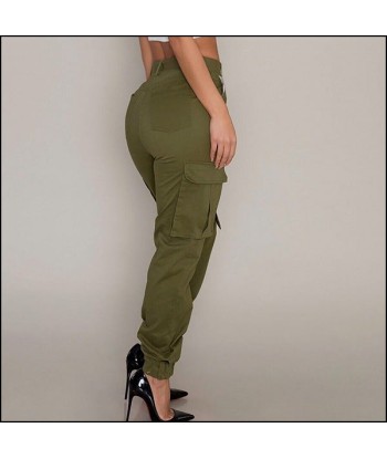 Pantalon Militaire Vert Femme JUSQU'A -70%! 