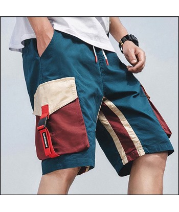 Short Cargo Poche Bicolore Homme basket pas cher