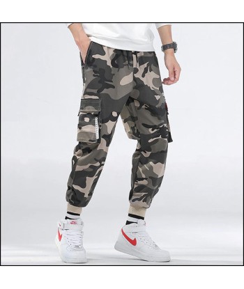 Pantalon Camouflage Kaki Homme Pour