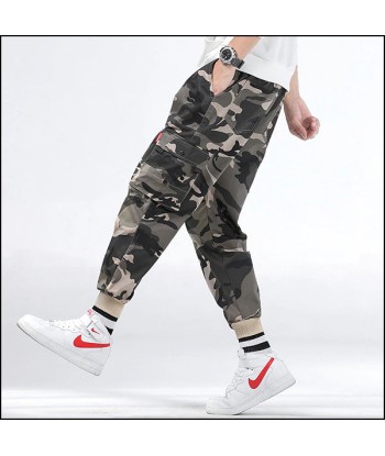 Pantalon Camouflage Kaki Homme Pour