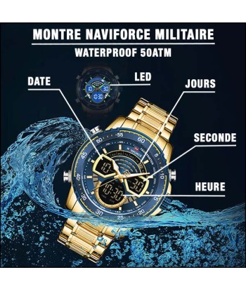 Montre Militaire NaviForce plus qu'un jeu 